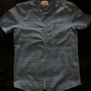 Authentic Work Worn Garments Button Down T Shirt